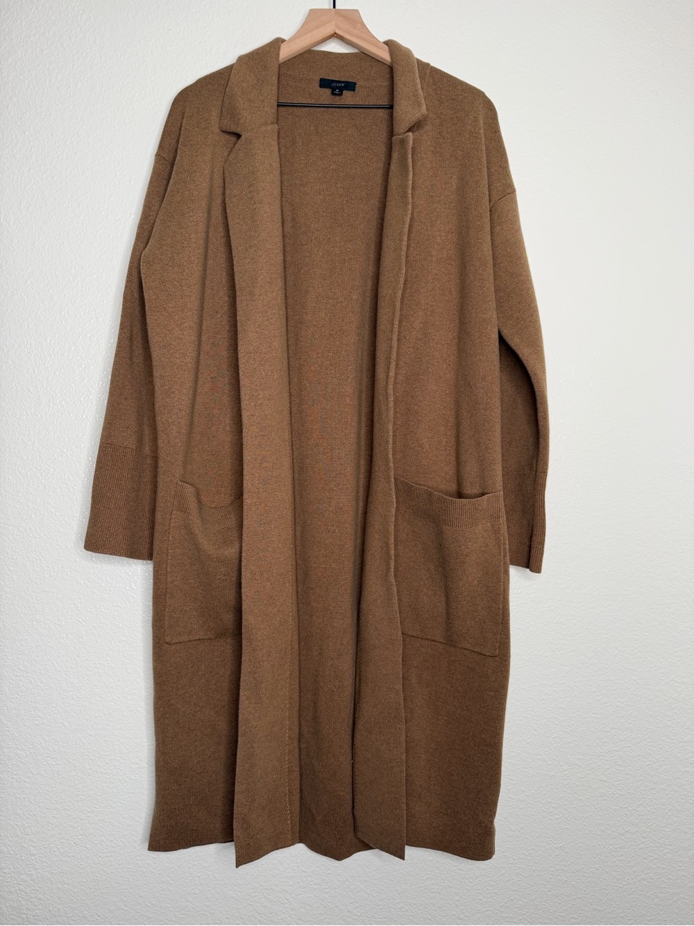 J. Crew Ella open-front long sweater-blazer size Medium